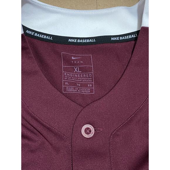 NWT Nike Baseball Breakthrough Series Jersey Mens XL Maroon Red MLB #20 - Picture 7 of 7